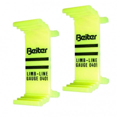 Cales beiter "limb line gauge" pour recurve/classique - par deux