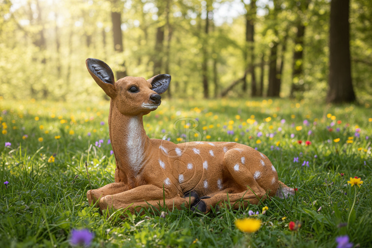 Cible 3d Biche assise