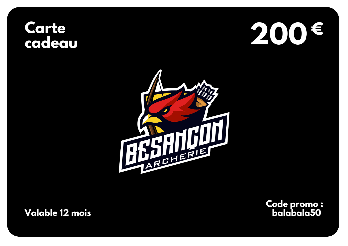 Carte cadeau Besançon Archerie