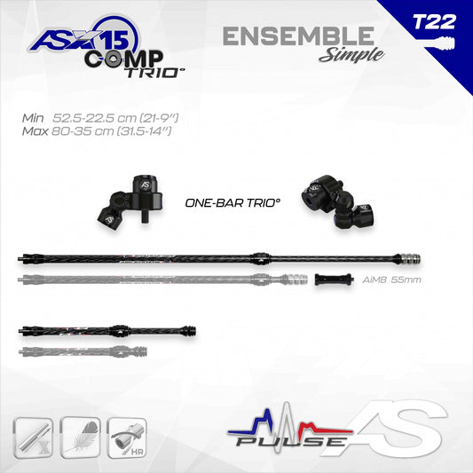 Ensemble Stabilisateurs Arc Système ASX15 Comp Trio°