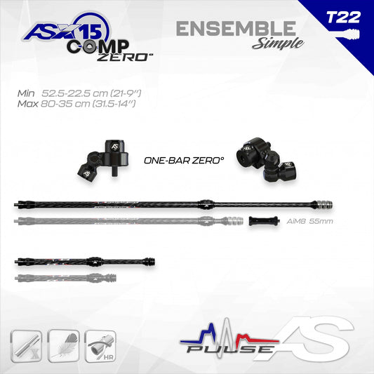 Ensemble Stabilisateurs Arc Système AS X15 Comp Zero°