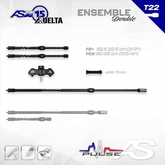 Ensemble Stabilisateurs Arc Système AS X15 Delta