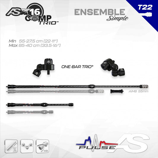 Ensemble Stabilisateurs Arc Système AS X16 Comp Trio