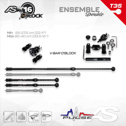 Ensemble Stabilisateurs Arc Système AS X16 O'Block