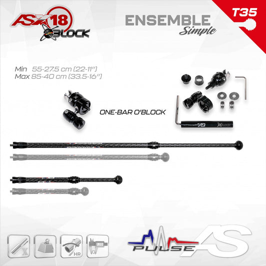 Ensemble Stabilisateurs Arc Système X18 O'Block