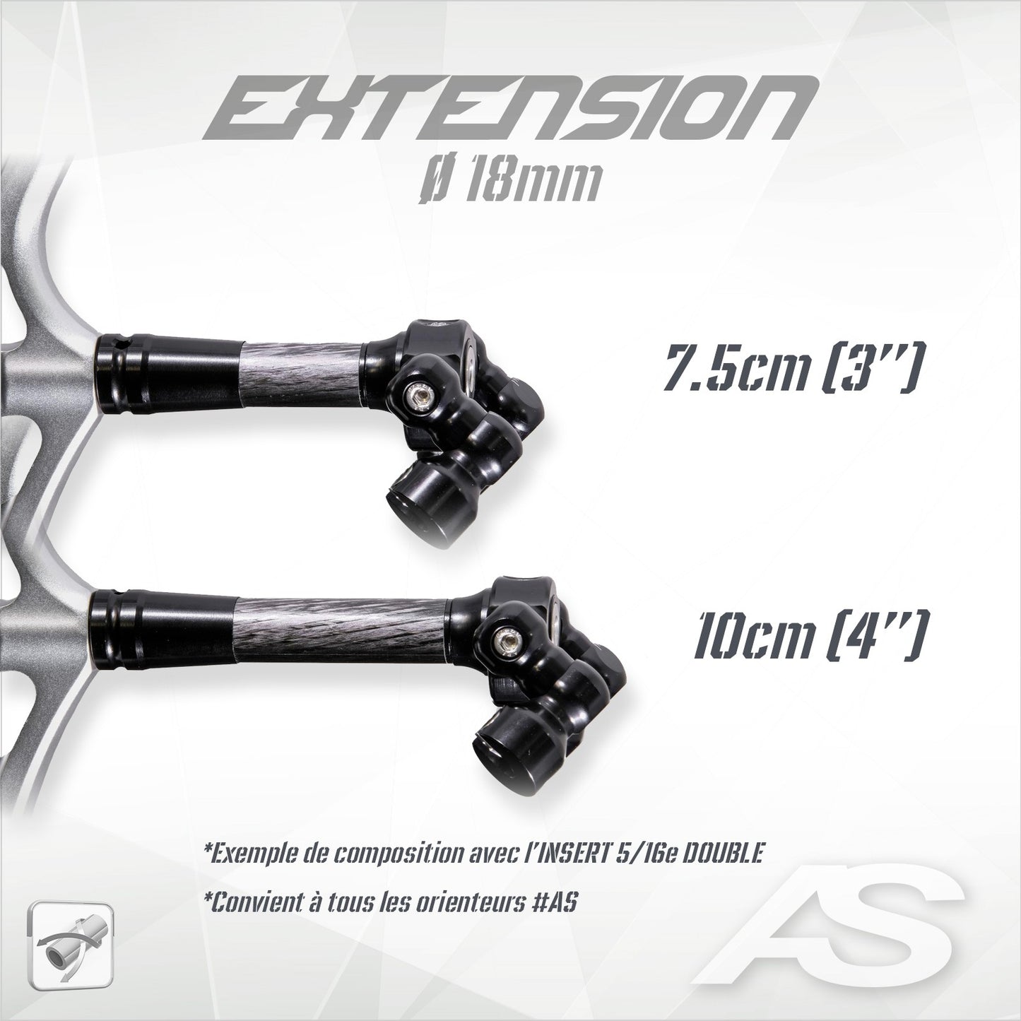 Extension Compétition Ø18mm Arc systeme