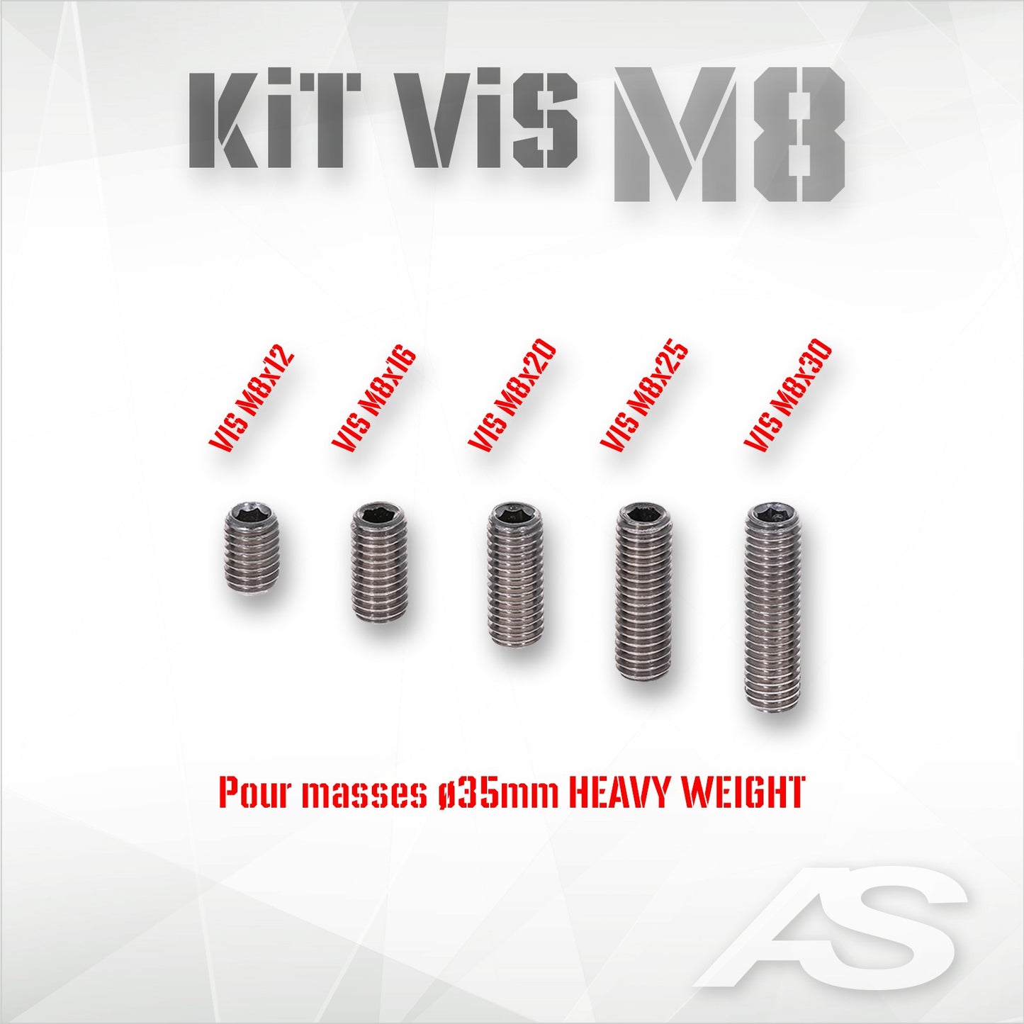 Kit Vis M8 Arc Système