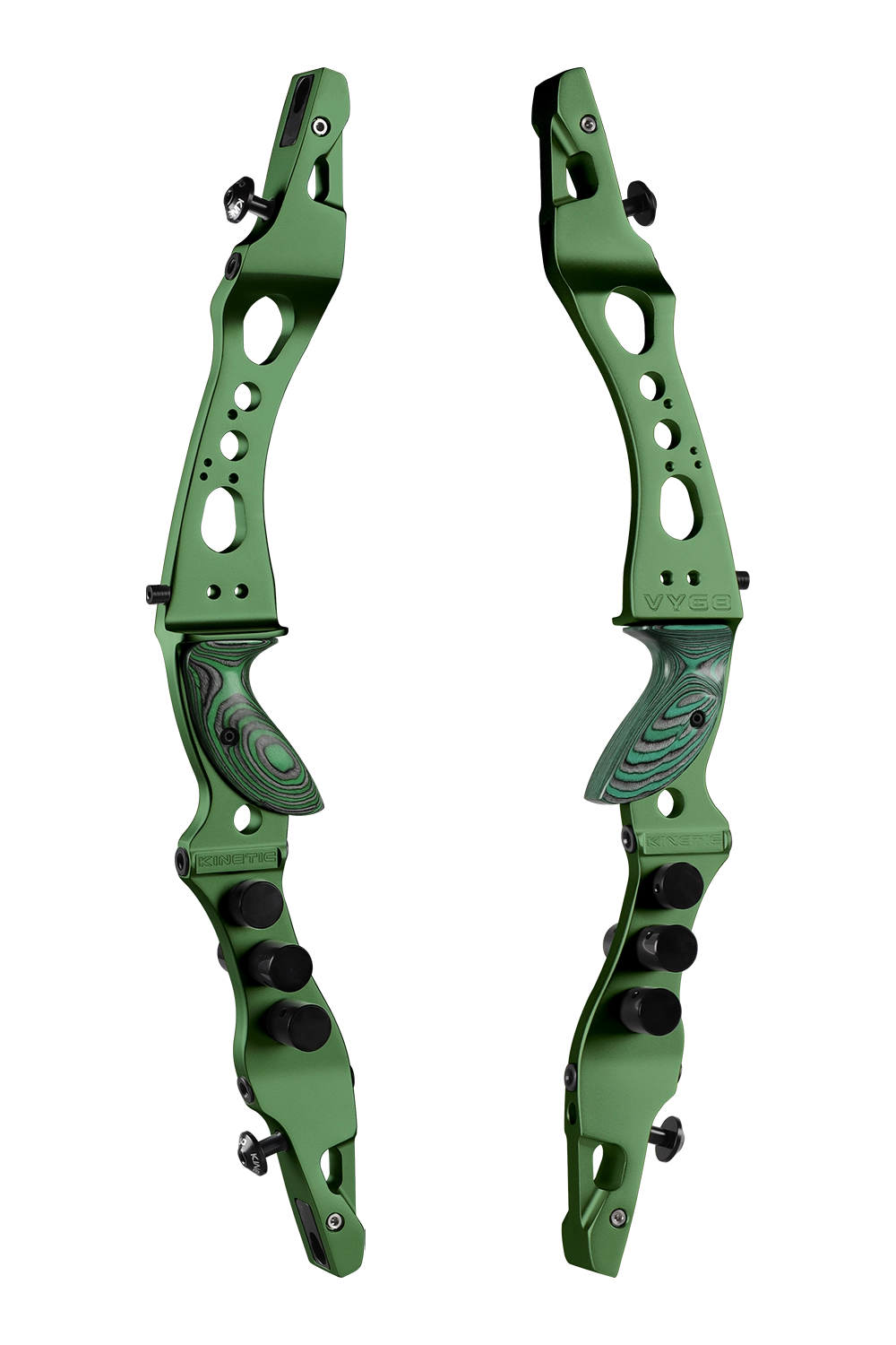 Poignée Kinetic Vygo ILF 25" Aluminum avec Poids Barebow