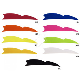 Plumes naturelle 3,5" cross...