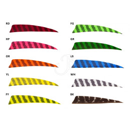 Plumes naturelle 4" cross X