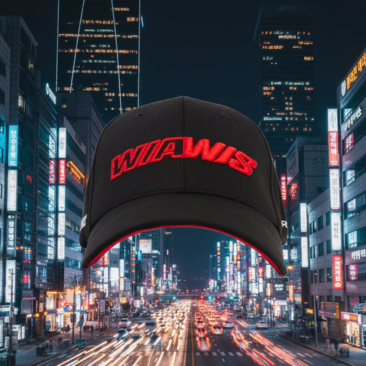WIAWIS Folding Cap Black/Red