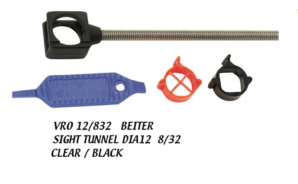 Tunnel de Visée Beiter Ø8mm ou Ø12mm - Inserts Interchangeables Sight-Gin Recurve