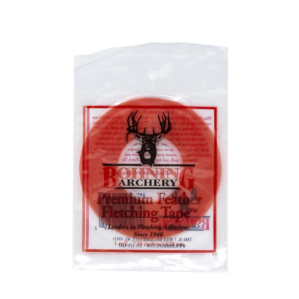Bohning Premium Fletching Tape — Ruban double face pour empennage