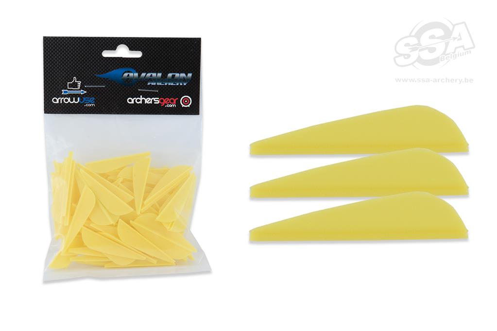 Plumes Avalon pour flèches Hybrid / Tyro 2"