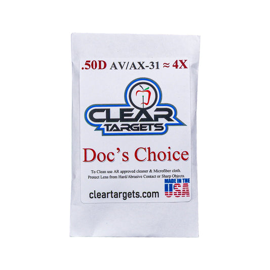 Lentille Clear Targets Doc's Choice Crizal Essilor AVX 31