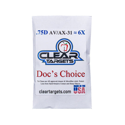 Lentille Clear Targets Doc's Choice Crizal Essilor AVX 31