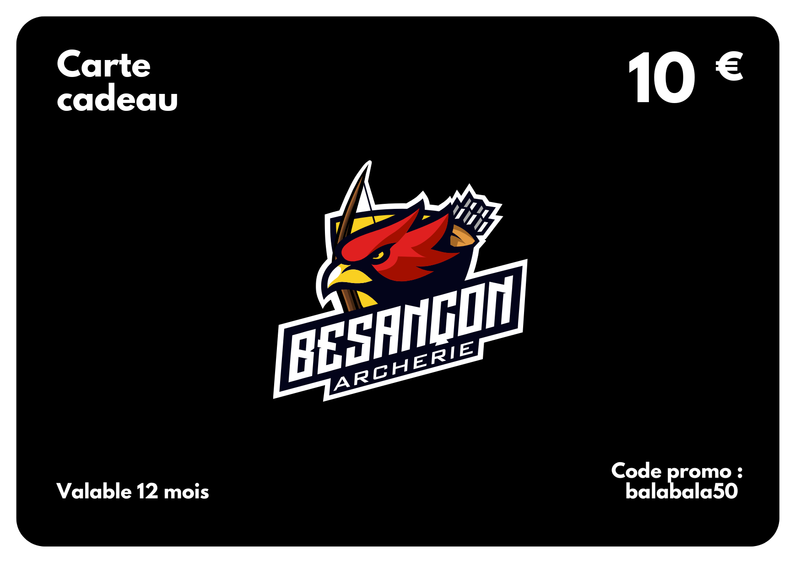 Carte cadeau Besançon Archerie