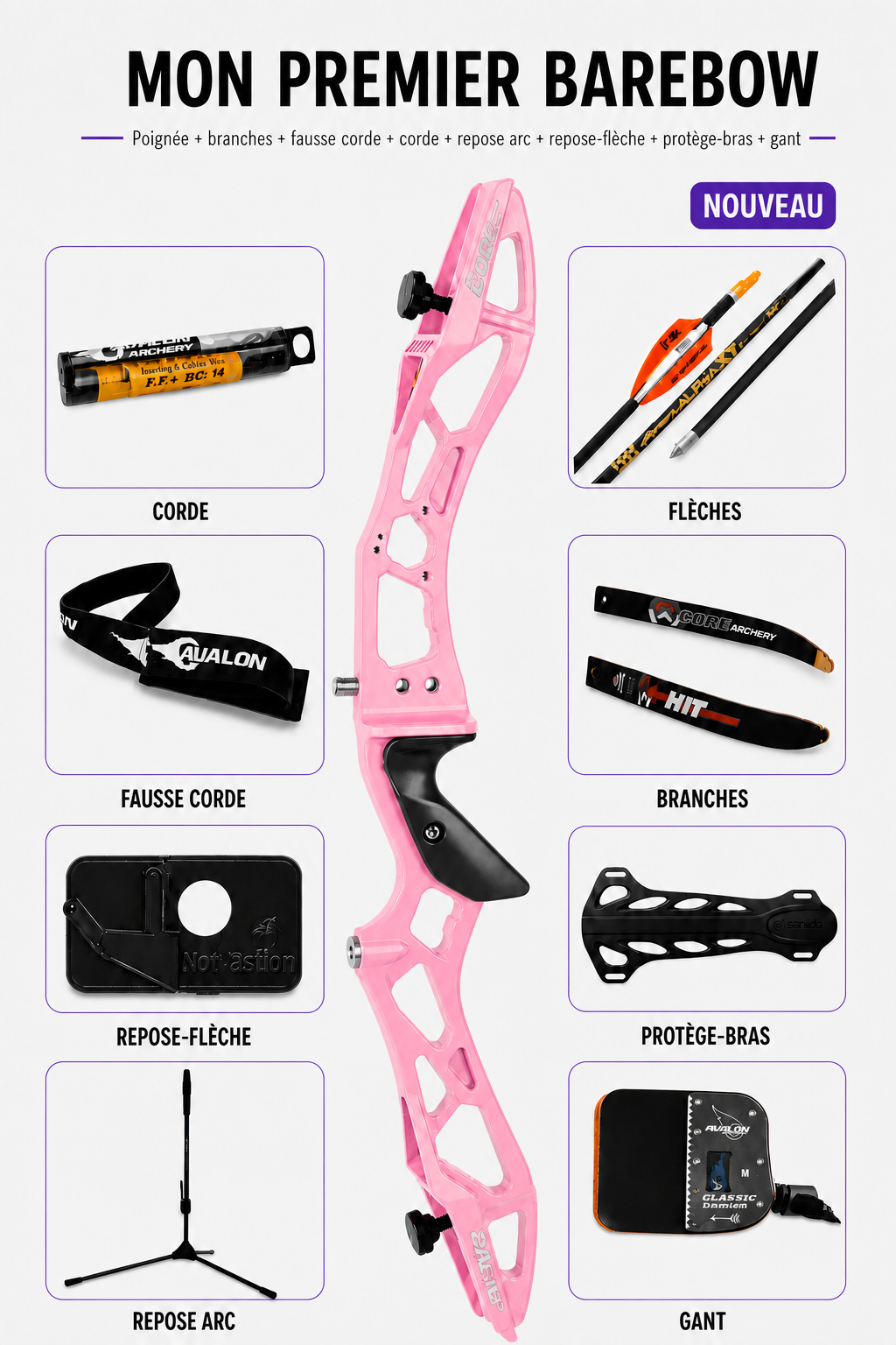 Kit "Mon premier Barebow"