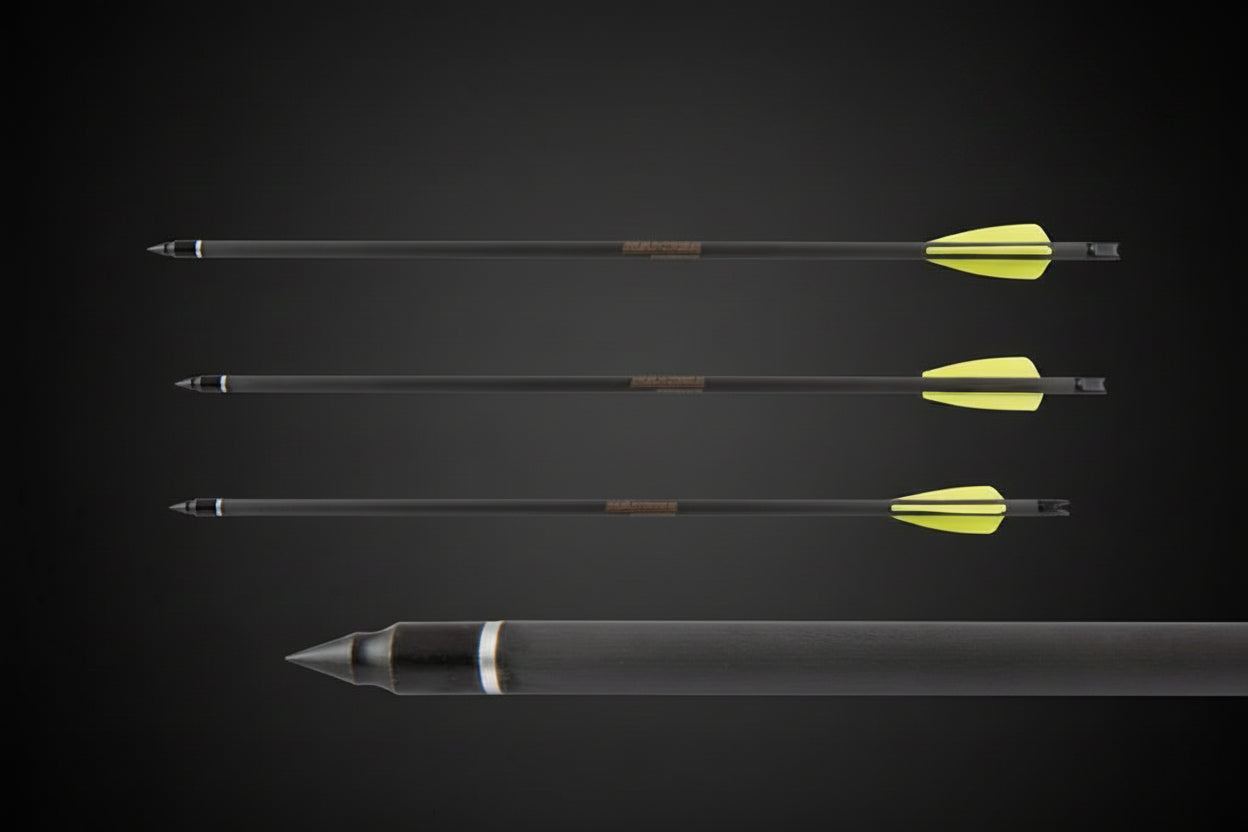 Traits carbone Maximal Maxonia Cobra R9 Nock 15" – Pack de 12