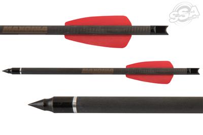 Traits carbone Maximal Maxonia Cobra R9 Nock 7,5" – Pack de 12