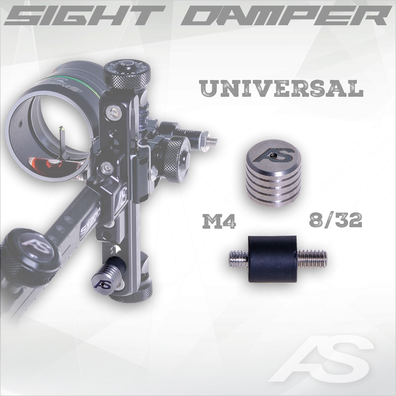 Amortisseur Universel Double Filetage M4 / 8-32 Arc systeme