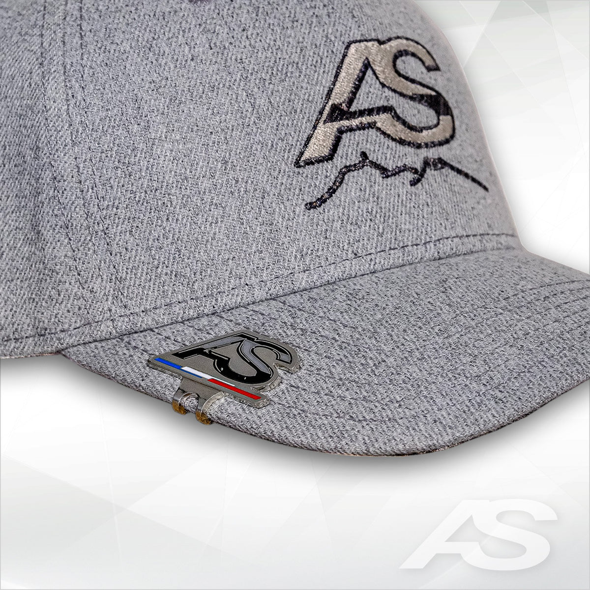 Clip de casquette AS tricolore