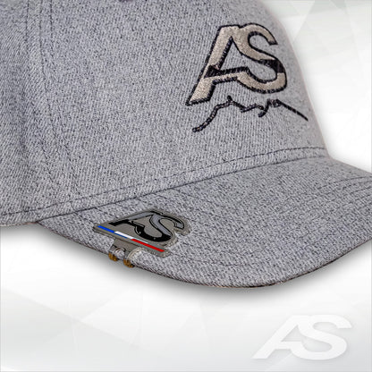 Clip de casquette AS tricolore