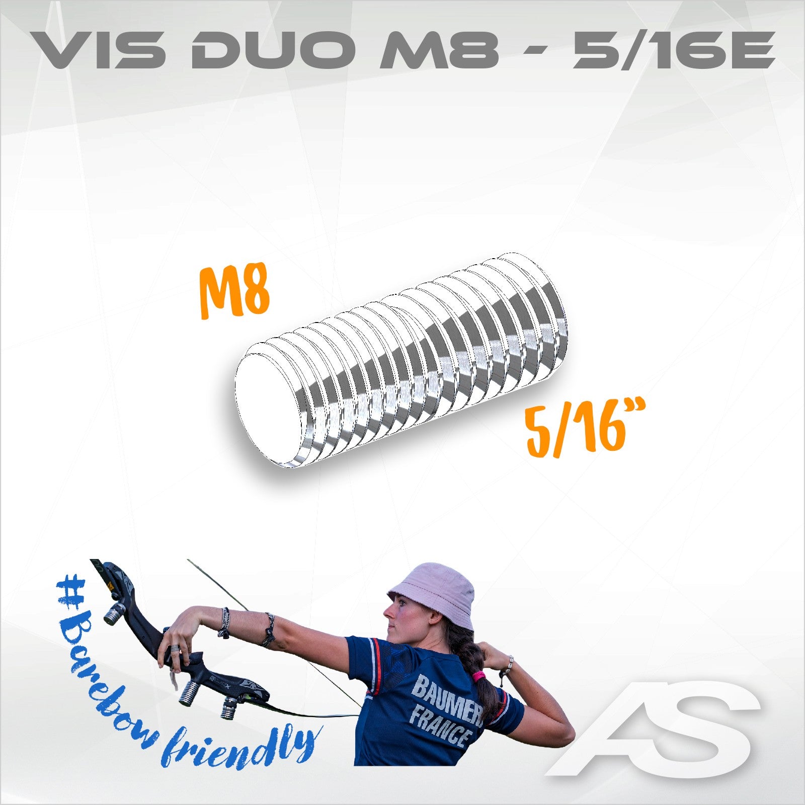 Adaptateur Filetage M8 / 5/16e Arc Système