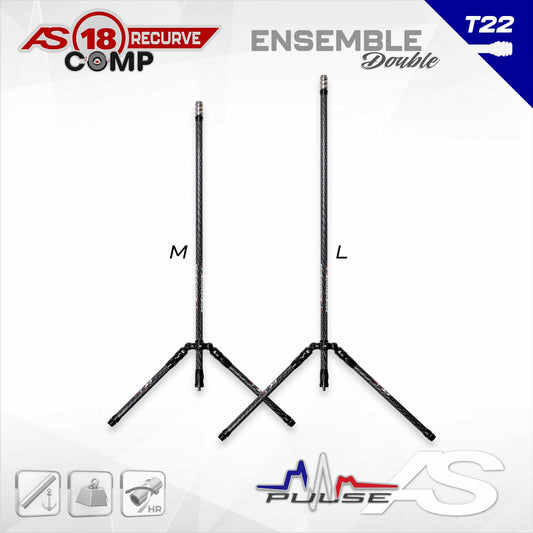 Ensemble Stabilisateurs Arc Système AS18 Recurve Comp T22