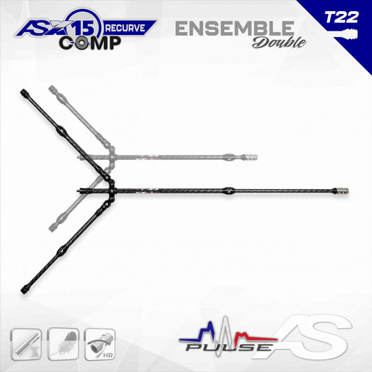 Ensemble Stabilisateurs Arc Système AS X15 Recurve Comp