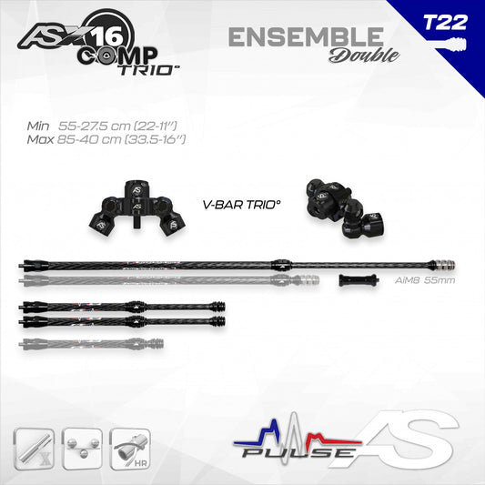 Ensemble Stabilisateurs Arc Système AS X16 Comp Trio