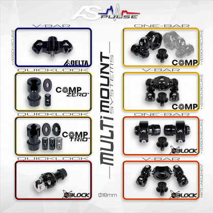 Ensemble Stabilisateurs Arc Système AS X16 Comp Zero°