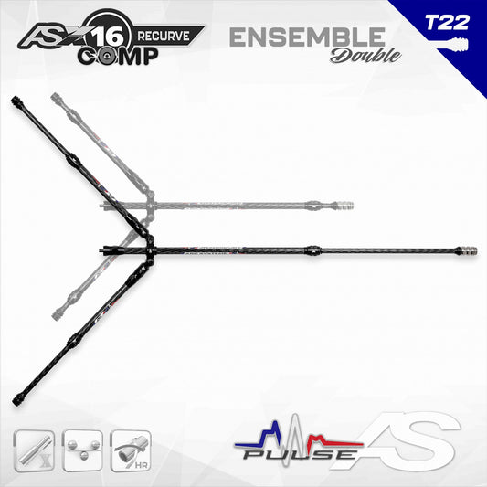 Ensemble Stabilisateurs Arc Système AS X16 Recurve Comp