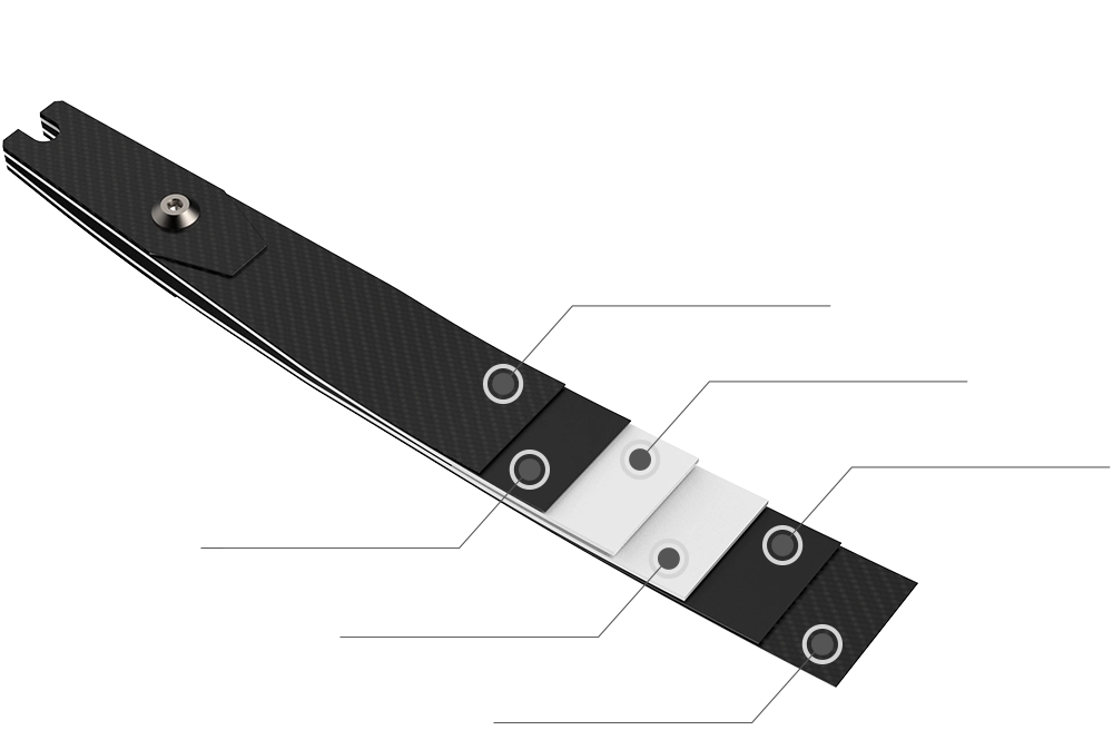 Branches Kinetic Fury X ILF 3K Carbon - Compétition