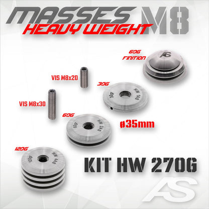 Kit Masses HW Ø35mm Arc Système