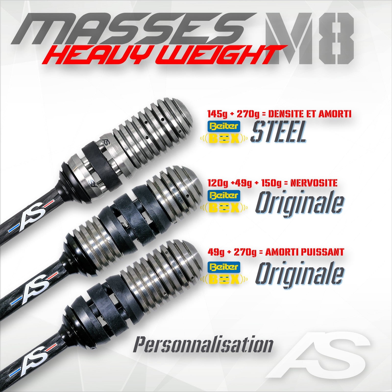 Kit Masses HW Ø35mm Arc Système