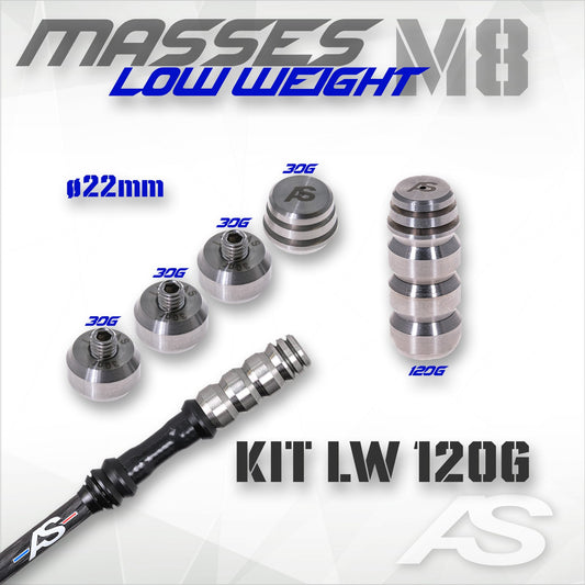 Kit Masses LW Ø22mm Arc Système