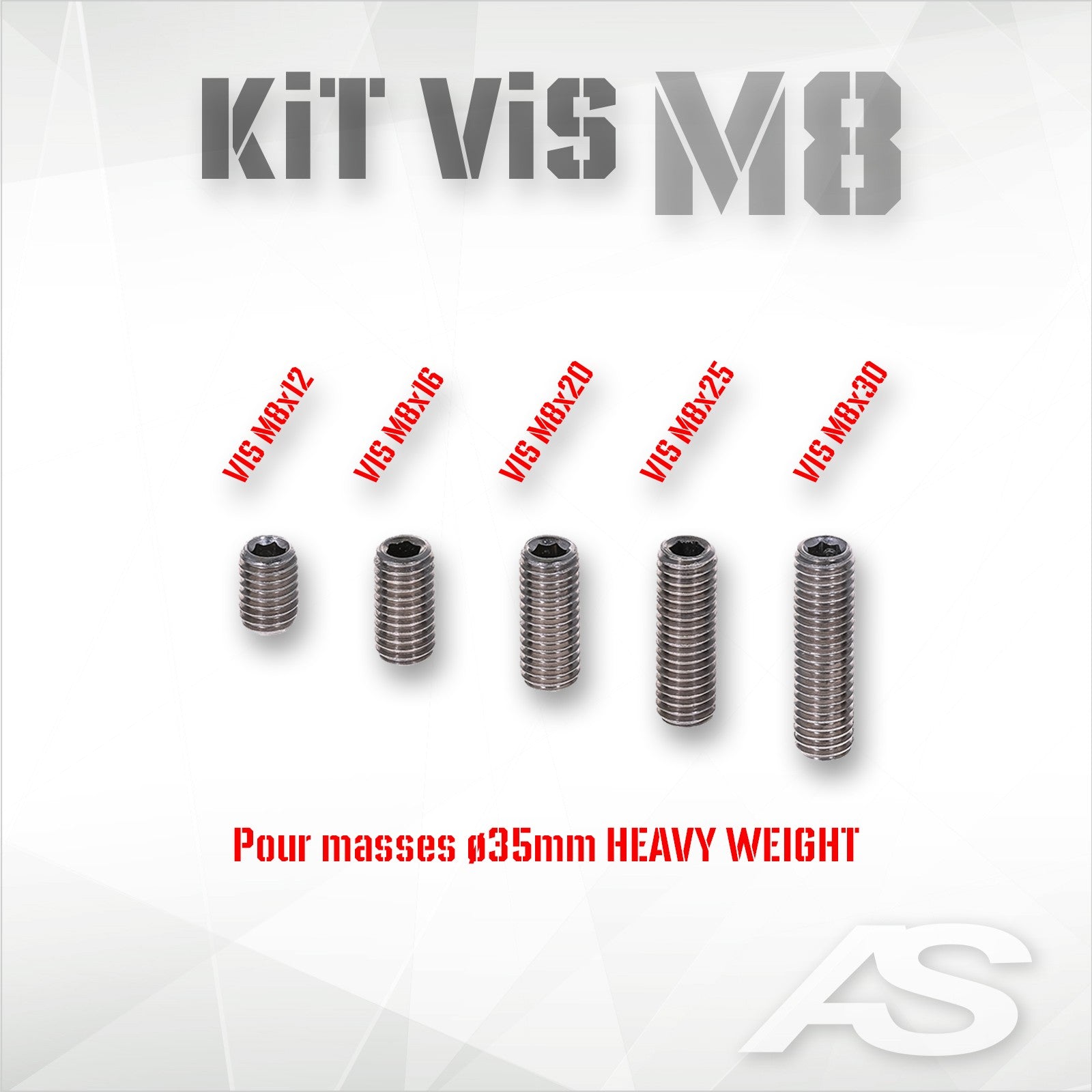 Kit Vis M8 Arc Système