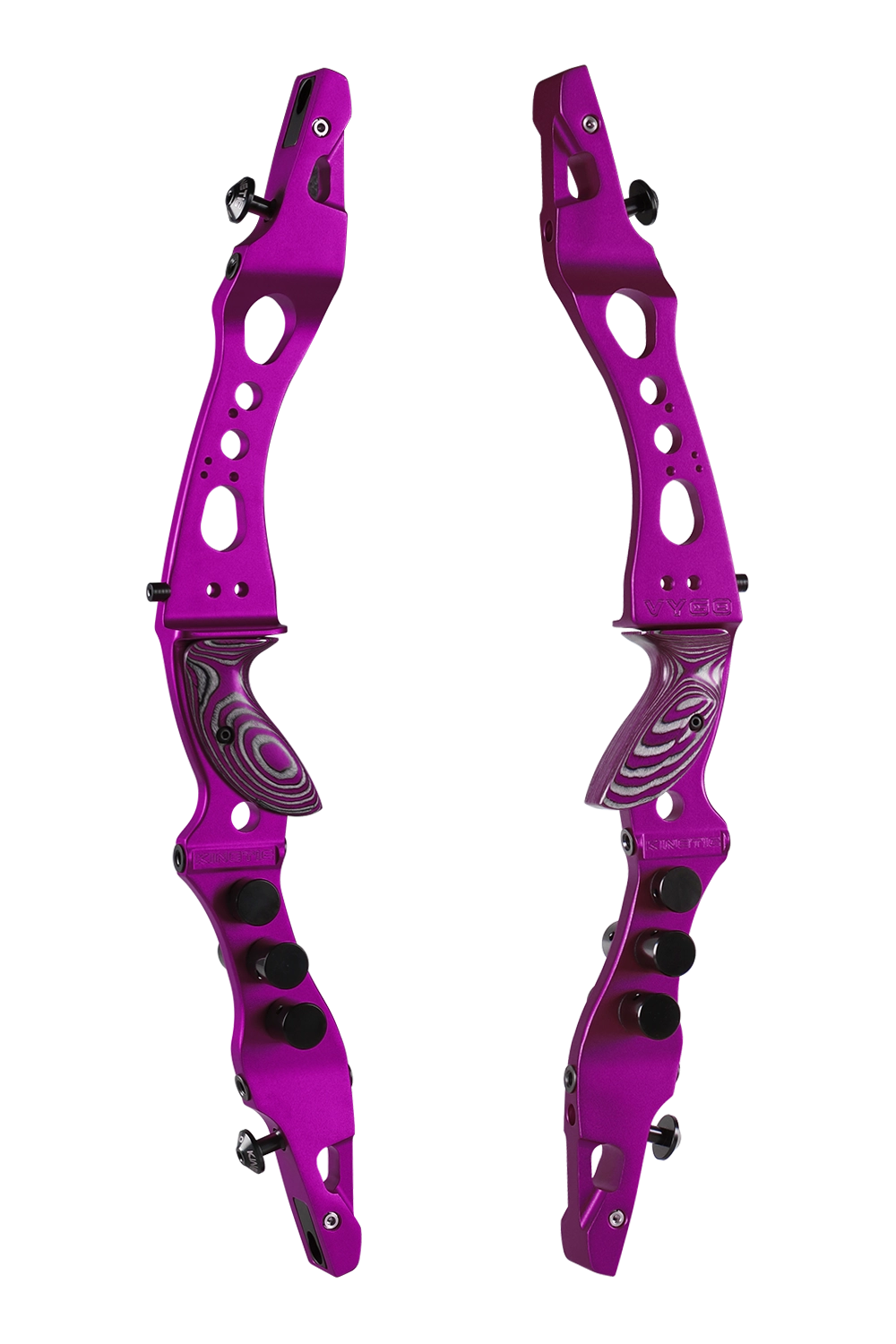 Poignée Kinetic Vygo ILF 25" Aluminum avec Poids Barebow