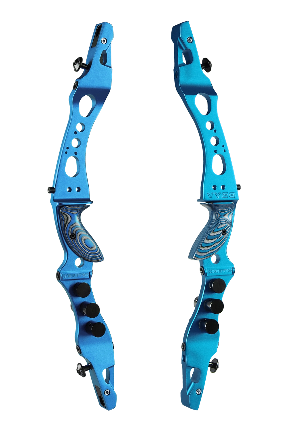 Poignée Kinetic Vygo ILF 25" Aluminum avec Poids Barebow
