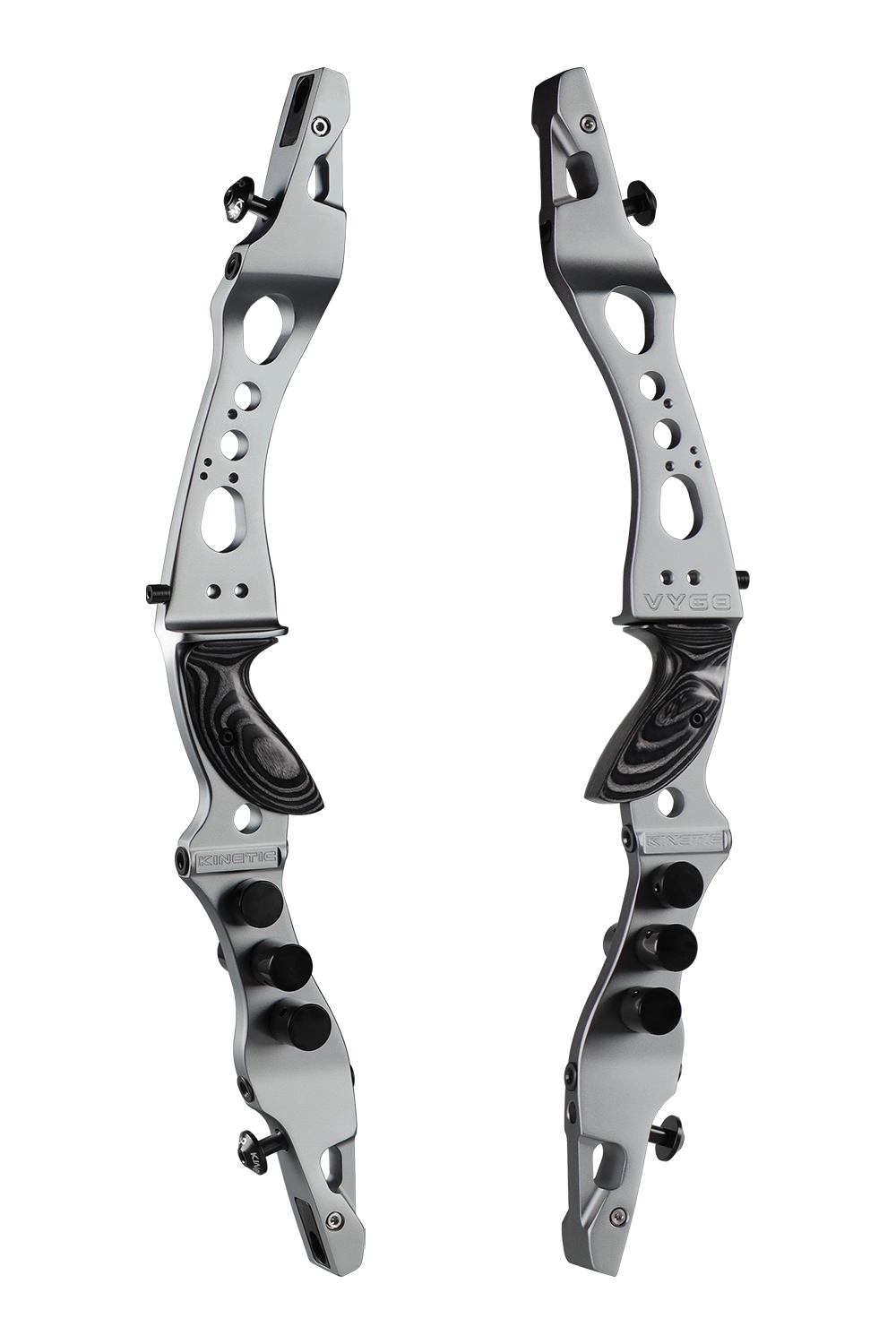 Poignée Kinetic Vygo ILF 25" Aluminum avec Poids Barebow